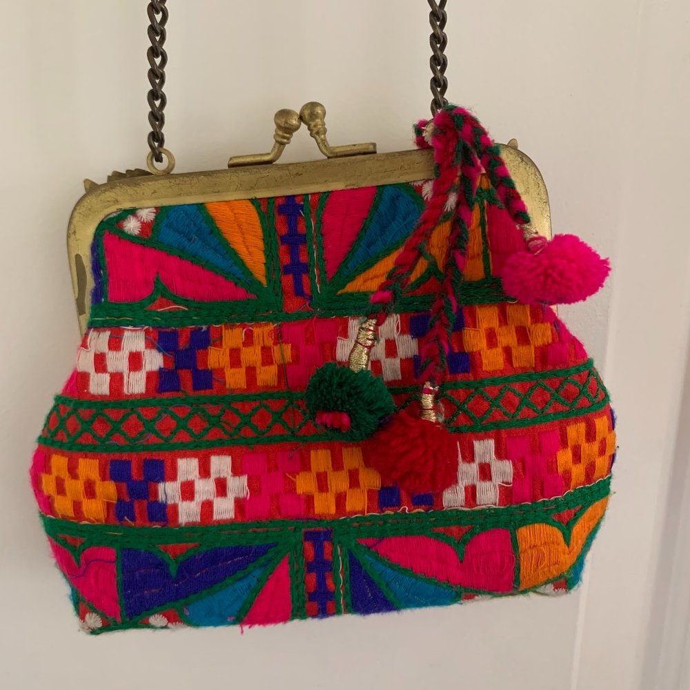 Authentic Indian Embroidered Crossbody!